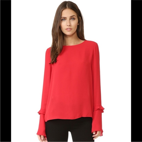 Rebecca Minkoff Tops - Rebecca Minkoff Shanaya Bell Sleeve Top Women’s Size Small